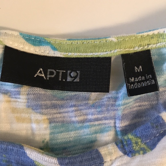 APT. 9 SHORT SLEEVE MULTI COLOR TOP - Picture 3 of 5